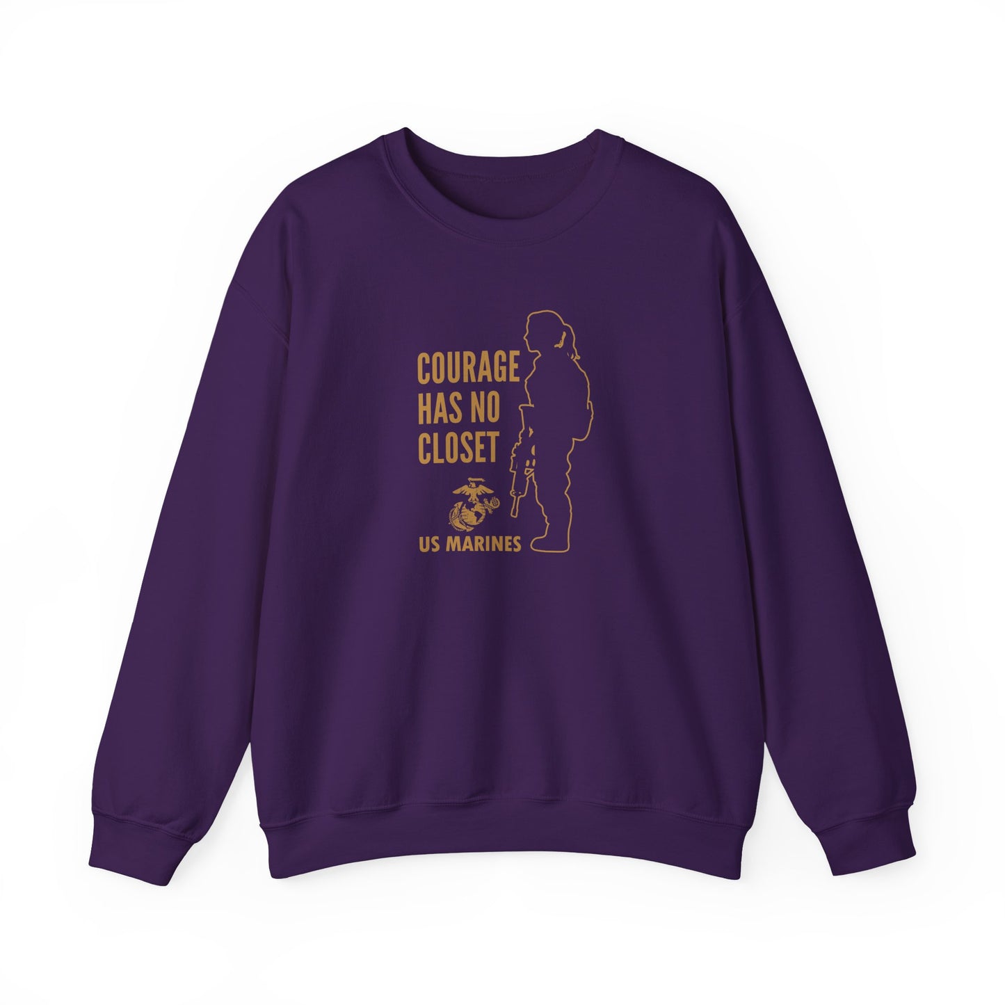 Courage Has No Closet US Marines Crewneck Sweatshirt