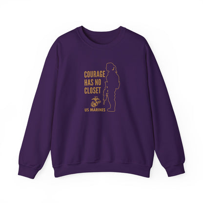 Courage Has No Closet US Marines Crewneck Sweatshirt