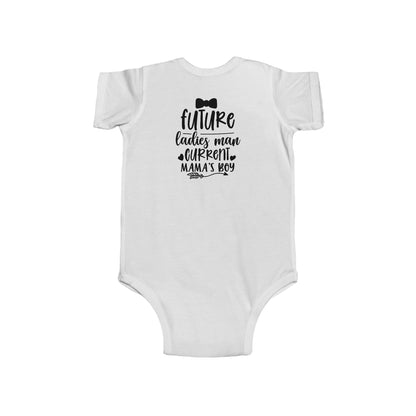 Infant Bodysuit – "Future Ladies Man (Current Mama's Boy)" Cute Baby Onesie