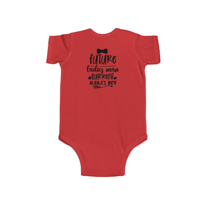 Infant Bodysuit – "Future Ladies Man (Current Mama's Boy)" Cute Baby Onesie