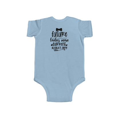 Infant Bodysuit – "Future Ladies Man (Current Mama's Boy)" Cute Baby Onesie
