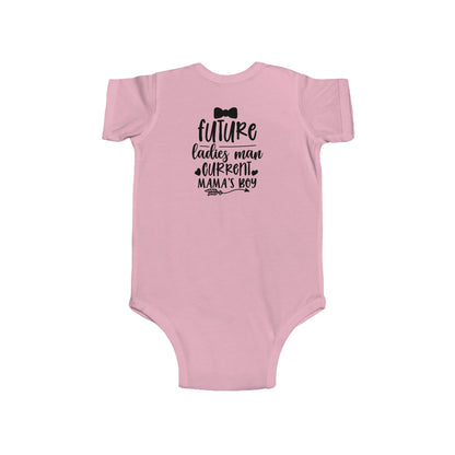 Infant Bodysuit – "Future Ladies Man (Current Mama's Boy)" Cute Baby Onesie