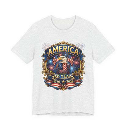 America 250th Anniversary T-Shirt — 1776–2026 Patriotic Eagle Tee
