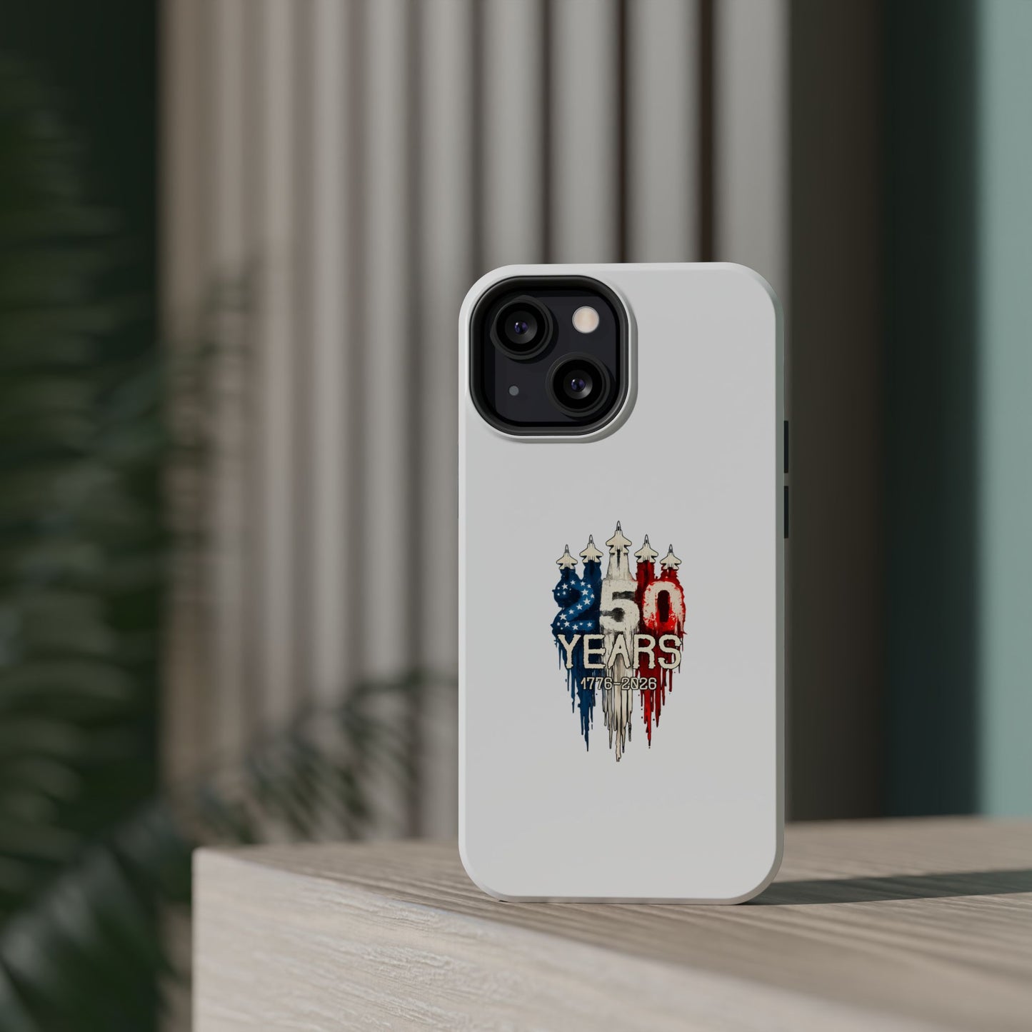 50 Years Patriotic iPhone Case — American Flag Anniversary Magnetic Impact-Resistant Case