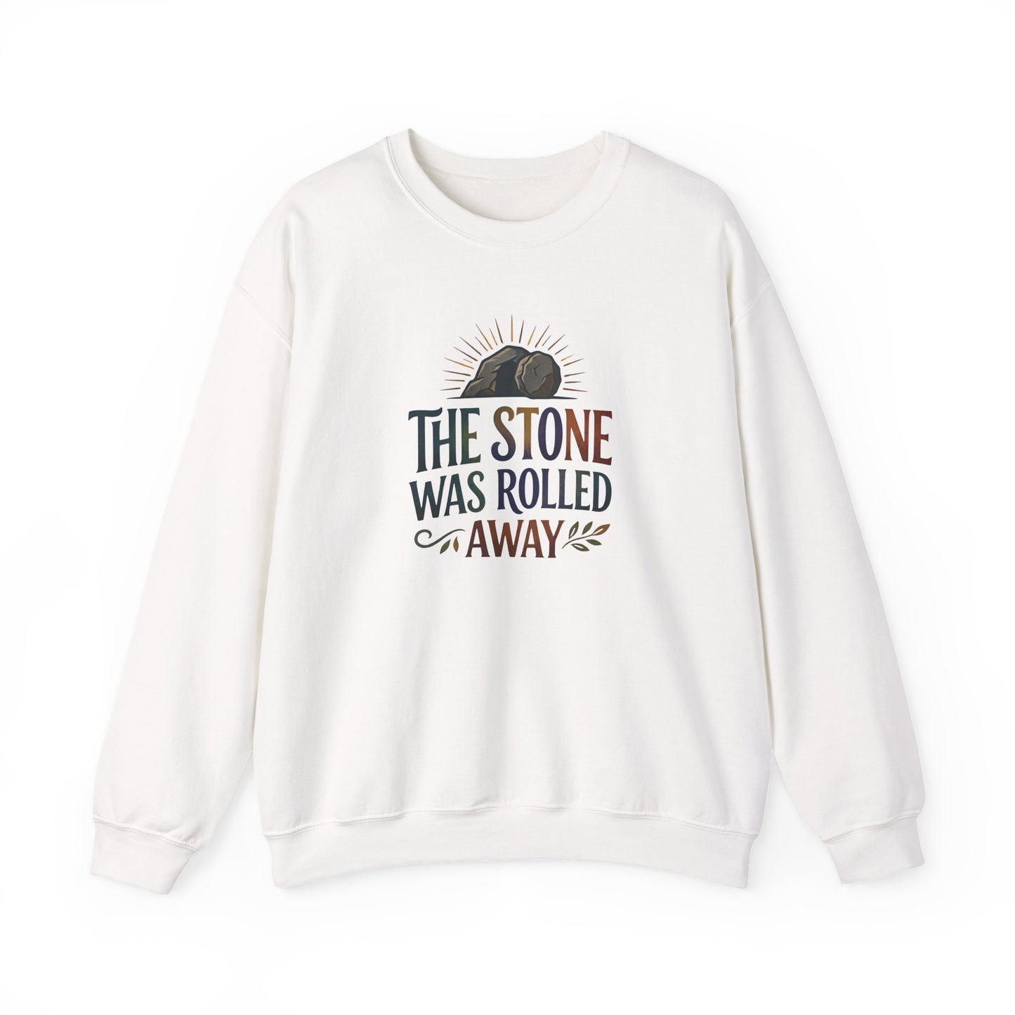 "The Stone Was Rolled Away" Crewneck Sweatshirt