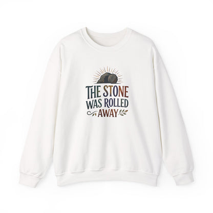 "The Stone Was Rolled Away" Crewneck Sweatshirt