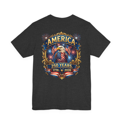 America 250th Anniversary T-Shirt — 1776–2026 Patriotic Eagle Tee