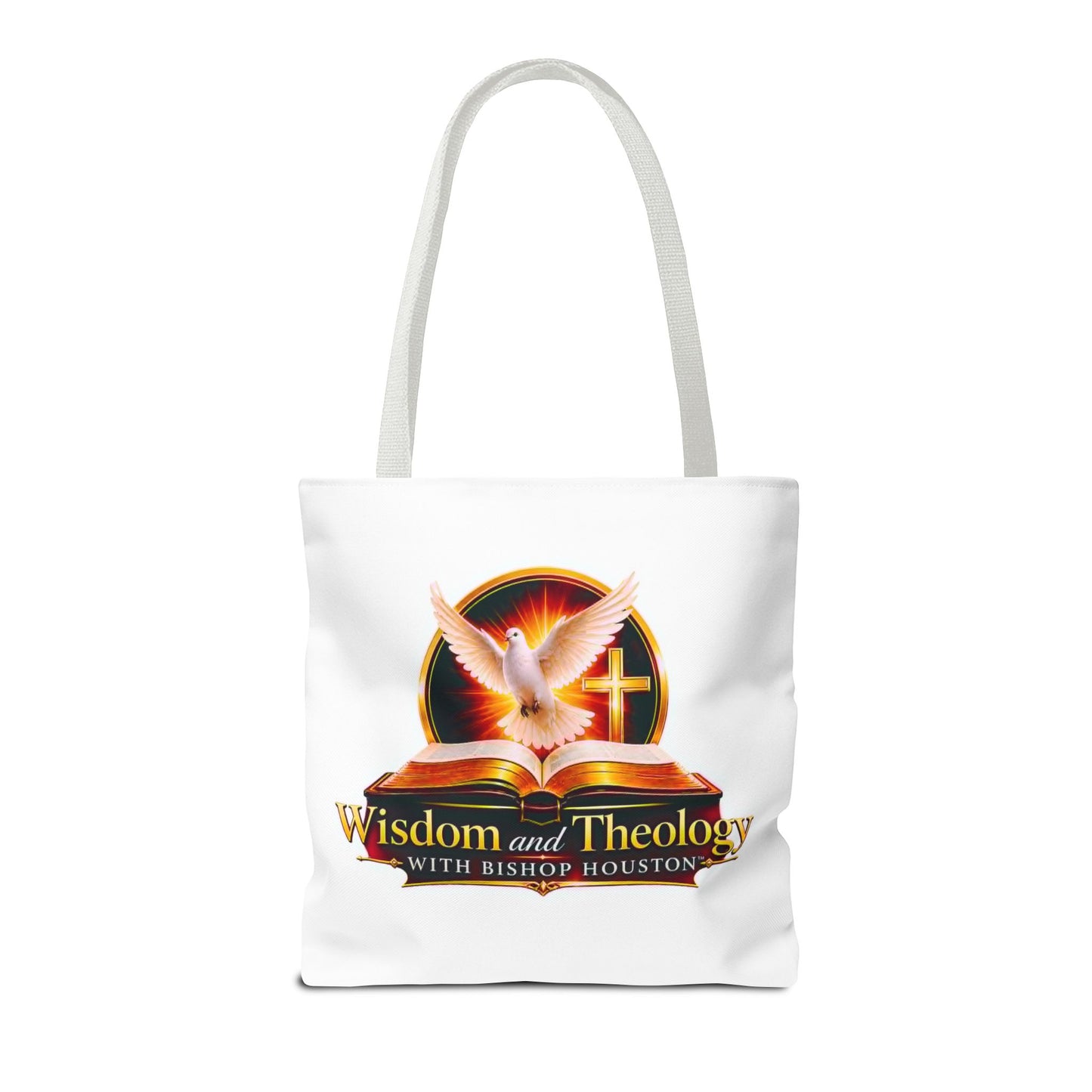 Christian Wisdom & Theology Tote Bag — 'Wisdom and Theology with Bishop Houston' Inspirational Faith Tote