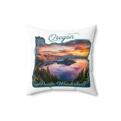 Spun Polyester Square Pillow