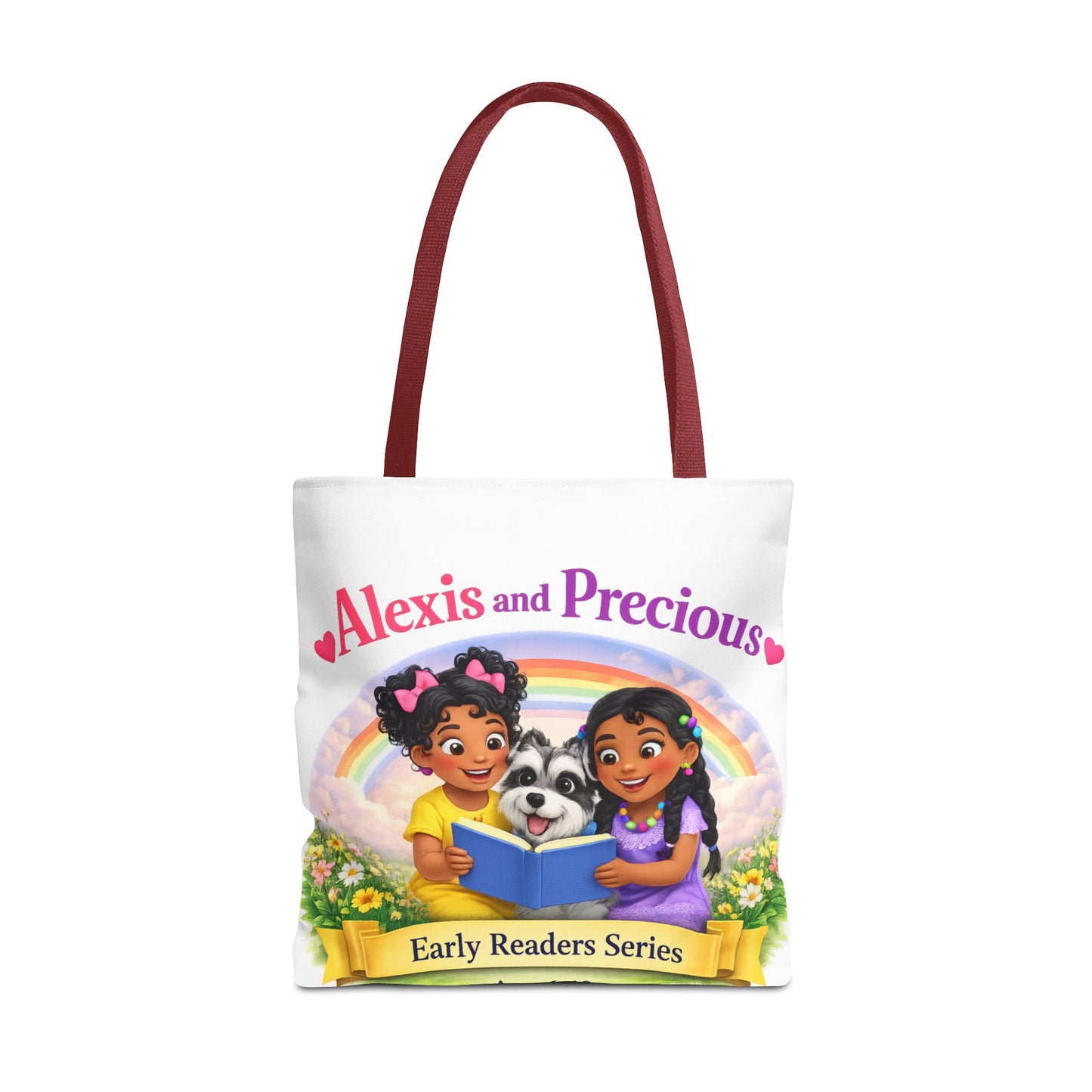 Children's Tote Bag – "Alexis and Precious" Early Readers Book Design
