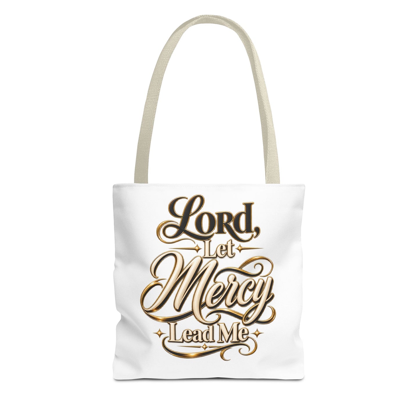 Lord, Let Mercy Lead Me Tote Bag – Inspirational Christian Canvas Tote