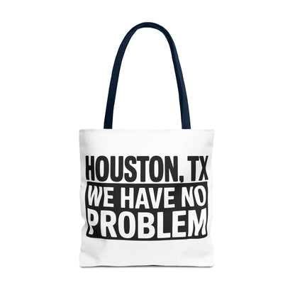 Houston TX Tote Bag — 'We Have No Problem' Graphic Market Tote