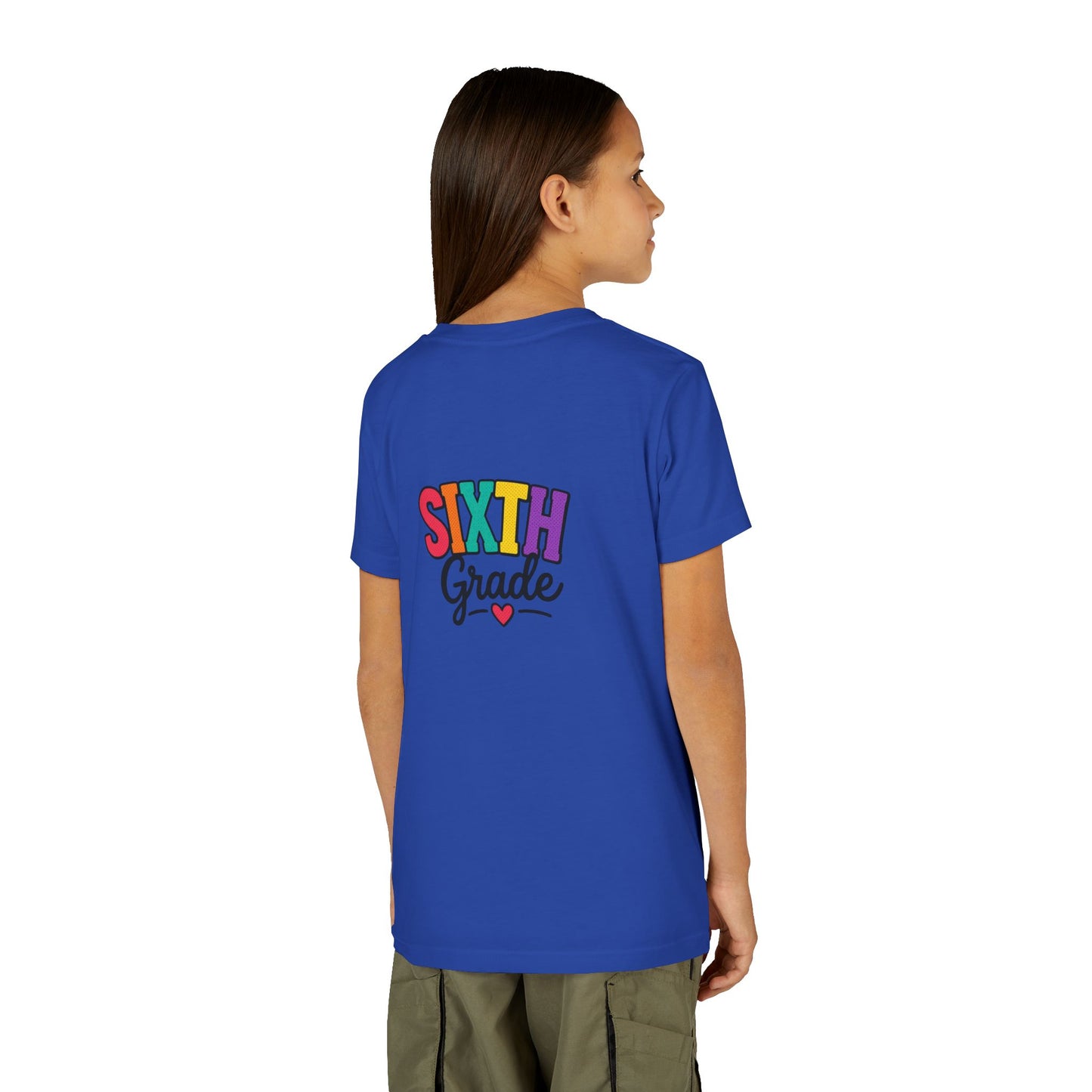 Sixth Grade Youth Tee – Colorful Back to School Shirt