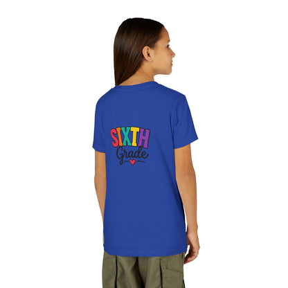 Sixth Grade Youth Tee – Colorful Back to School Shirt