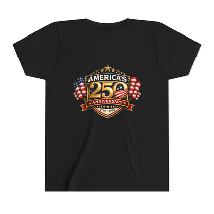 America's 250th Anniversary Youth Tee - Patriotic 1776–2026 Celebration Shirt