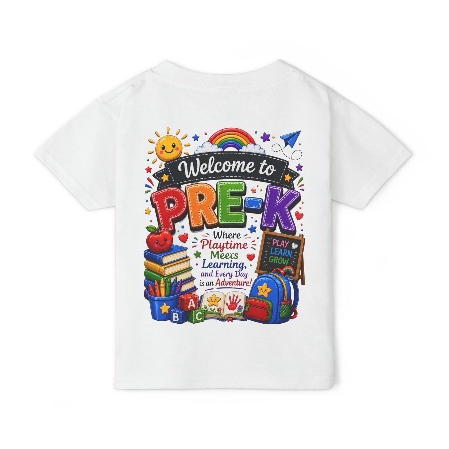Welcome to Pre-K Toddler T-Shirt – Colorful Back-to-School Preschool Tee