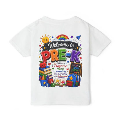 Welcome to Pre-K Toddler T-Shirt – Colorful Back-to-School Preschool Tee