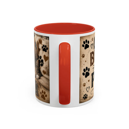 Dog & Cat Coffee Mug - "Less People, More Dogs & Cats" Accent Ceramic Mug