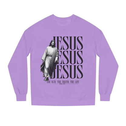Jesus Crewneck Sweatshirt – The Way The Truth The Life Religious Pullover