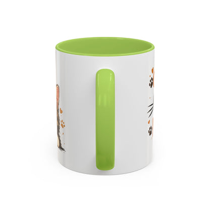 Cat Mug — "Crazy Cat Lady" Cute Kitten Accent Coffee Mug (11/15 oz)