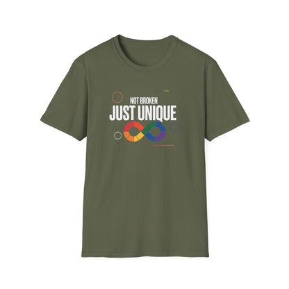 Not Broken Just Unique T-Shirt