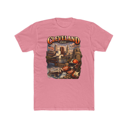 Cleveland Ohio Vintage Football Cityscape T-Shirt