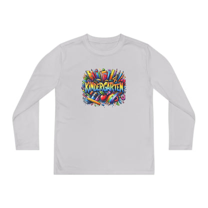 Kindergarten Crayons Youth Long Sleeve Tee