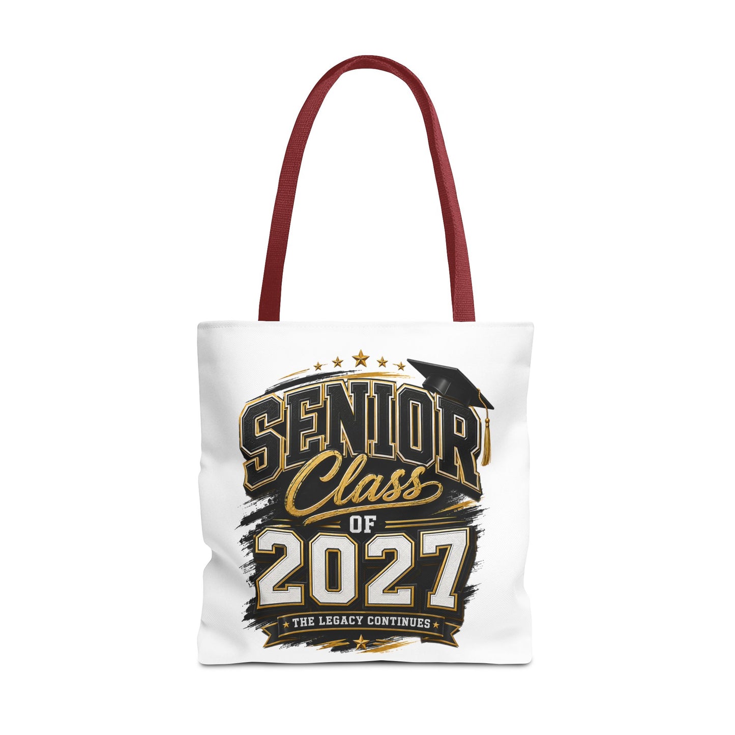 Senior Class of 2027 Tote Bag – Graduation Gift Tote with Cap Graphic