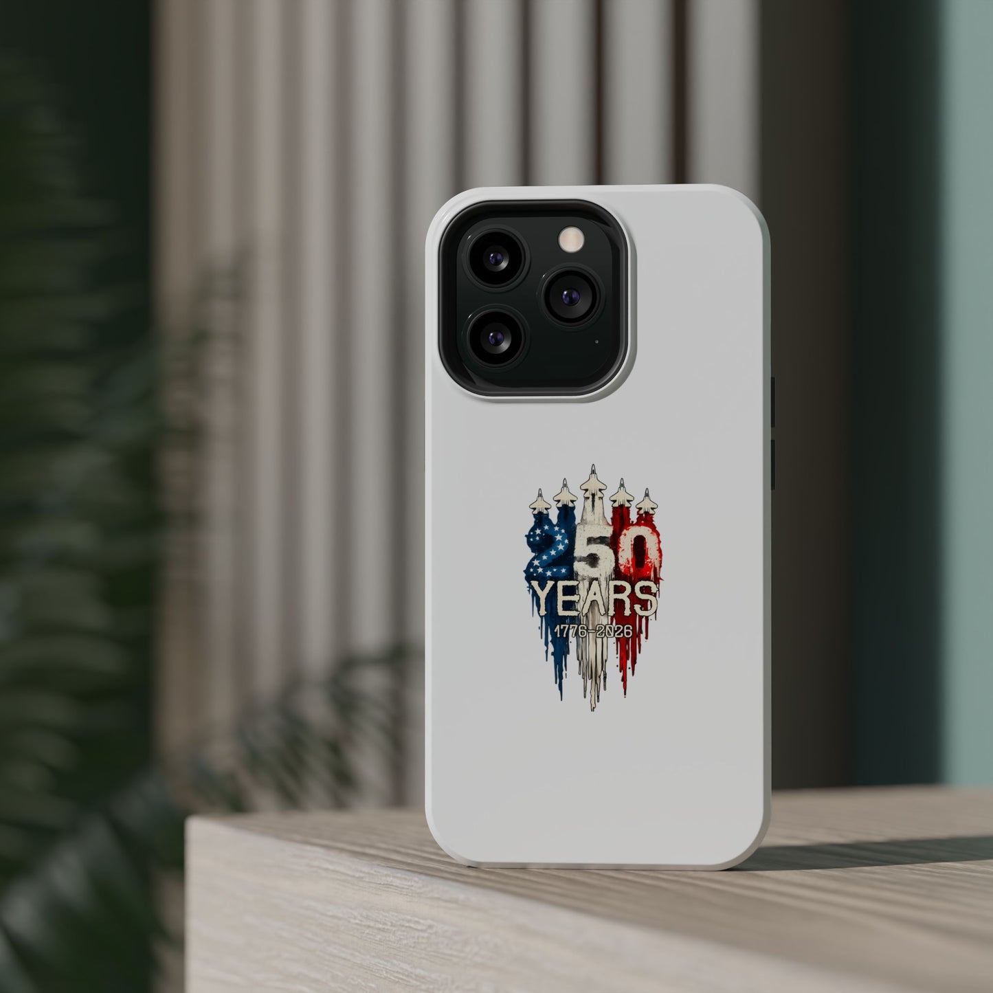 50 Years Patriotic iPhone Case — American Flag Anniversary Magnetic Impact-Resistant Case