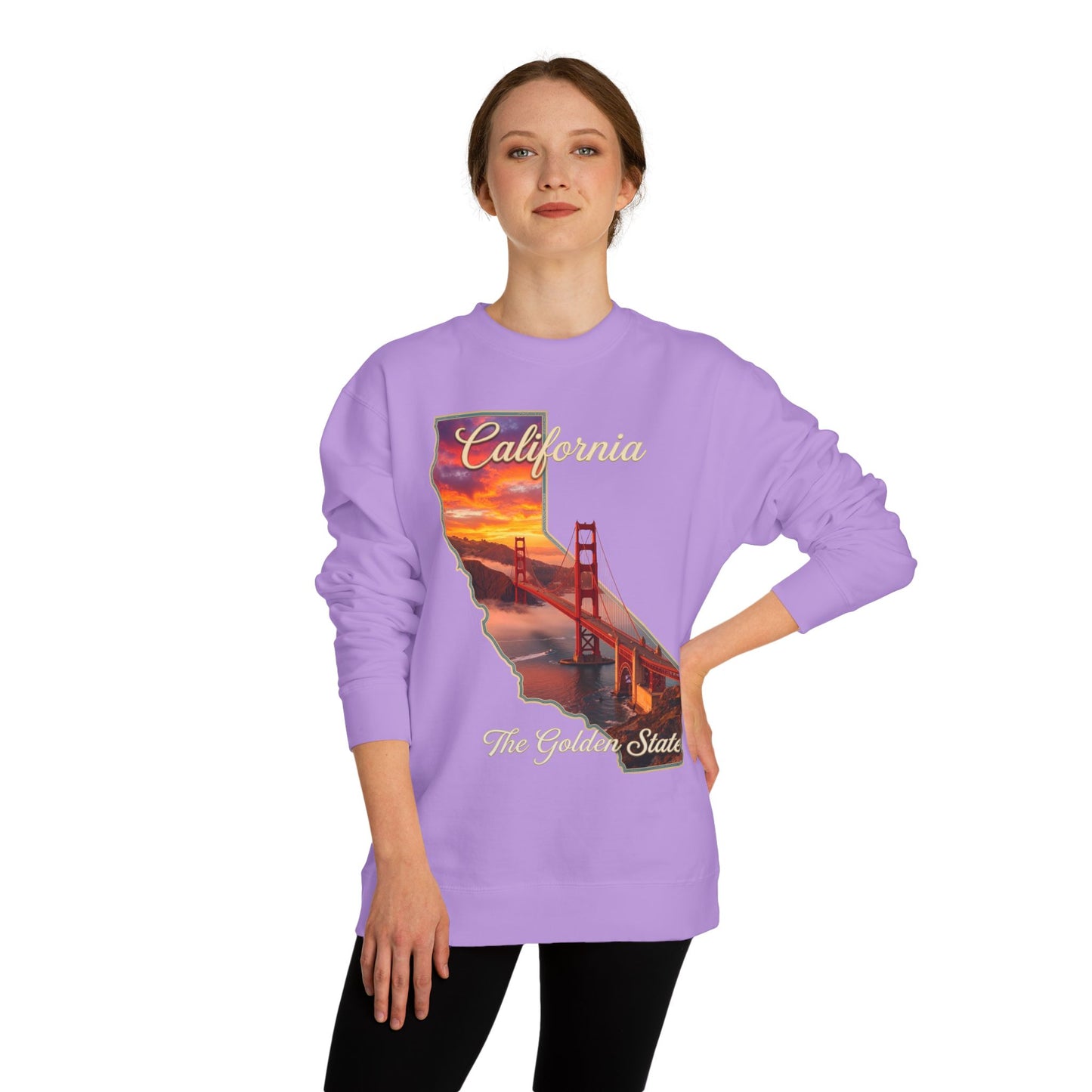 California Golden State Sweatshirt — Golden Gate Sunset Crew