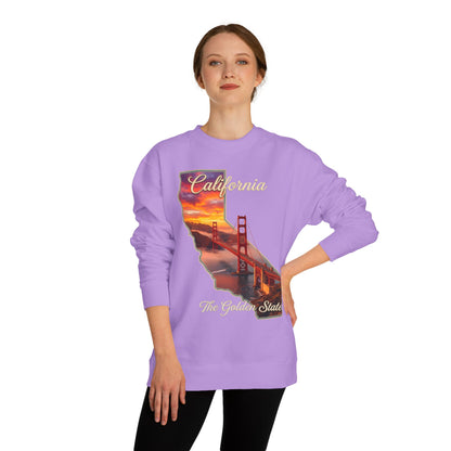 California Golden State Sweatshirt — Golden Gate Sunset Crew