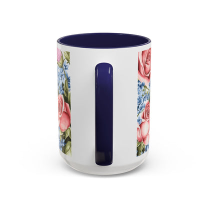 Mother's Day Butterfly Floral Accent Coffee Mug – "Happy Mother's Day"