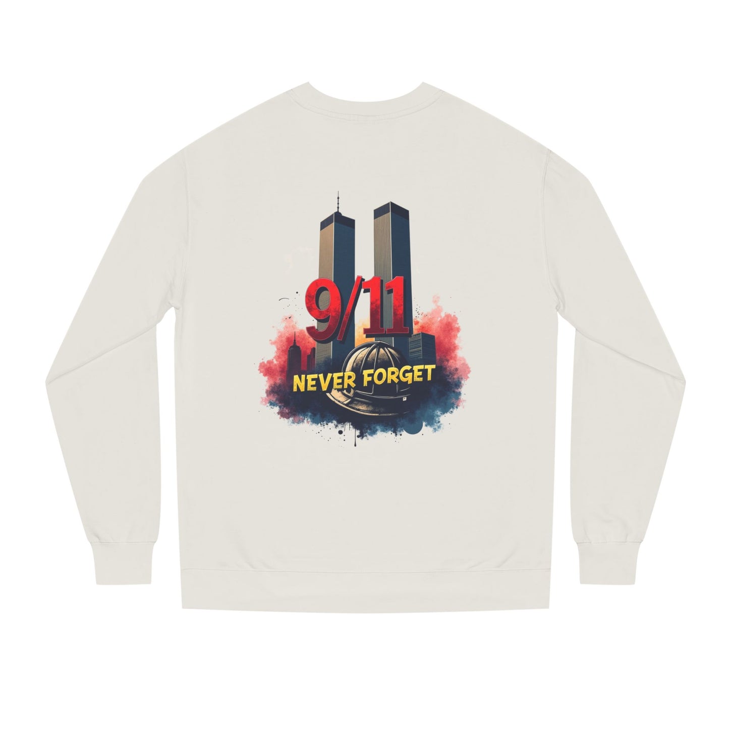 9/11 Never Forget Sweatshirt — Twin Towers Memorial Crewneck