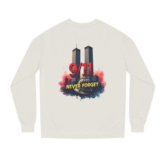 9/11 Never Forget Sweatshirt — Twin Towers Memorial Crewneck