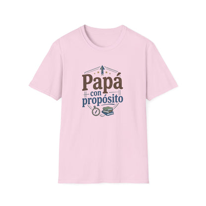 "Papá con propósito" T-Shirt