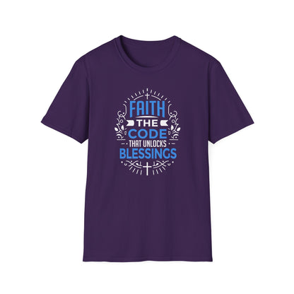 Faith The Code That Unlocks Blessings T-Shirt