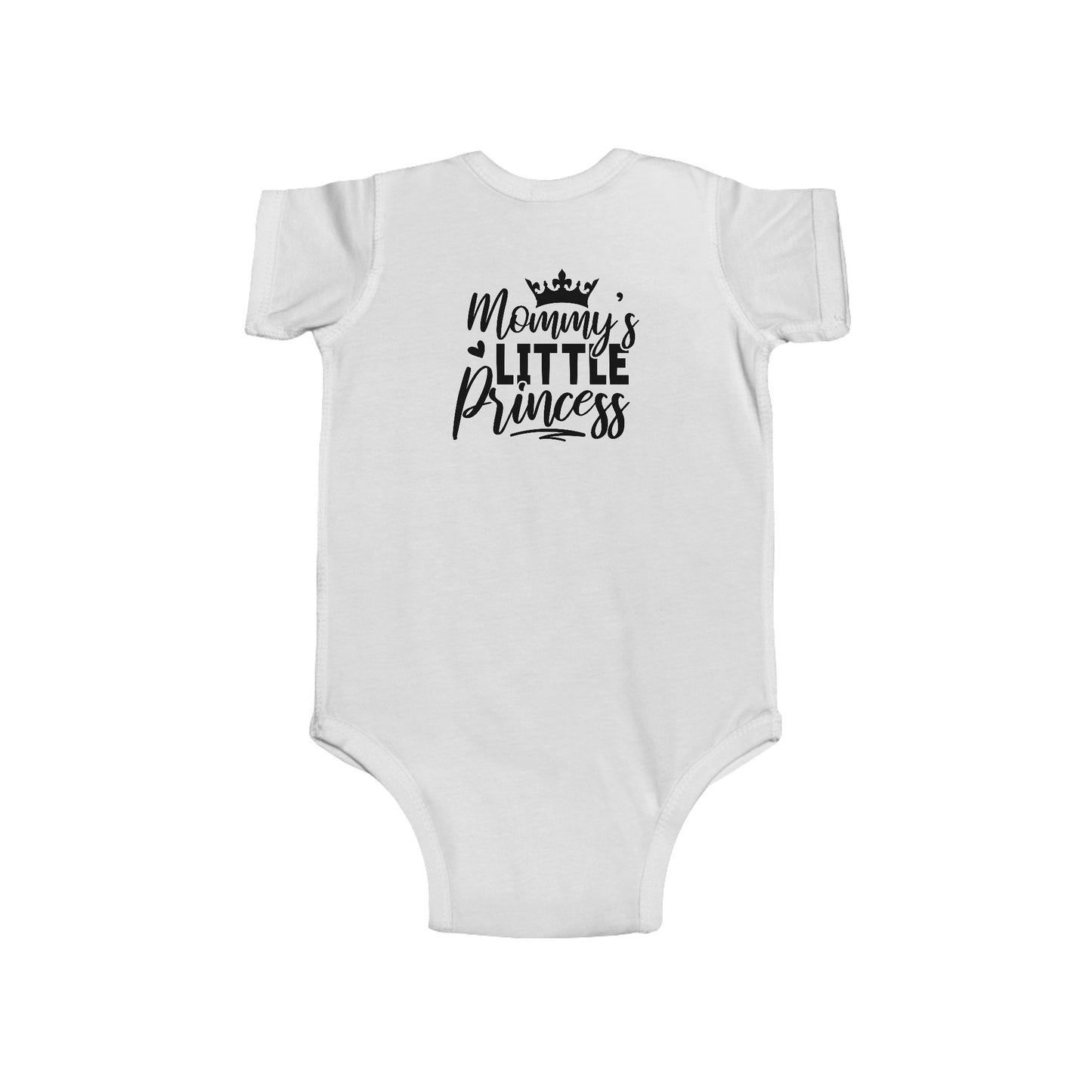 Baby Bodysuit "Mommy's Little Princess" - Cute Infant Onesie with Crown Design