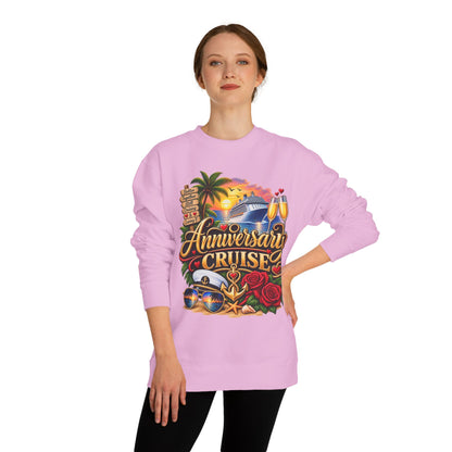 Anniversary Cruise Sweatshirt — Romantic Cruise Vacation Crewneck