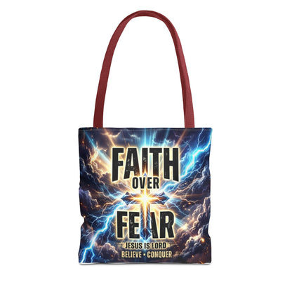 Faith Over Fear Tote Bag