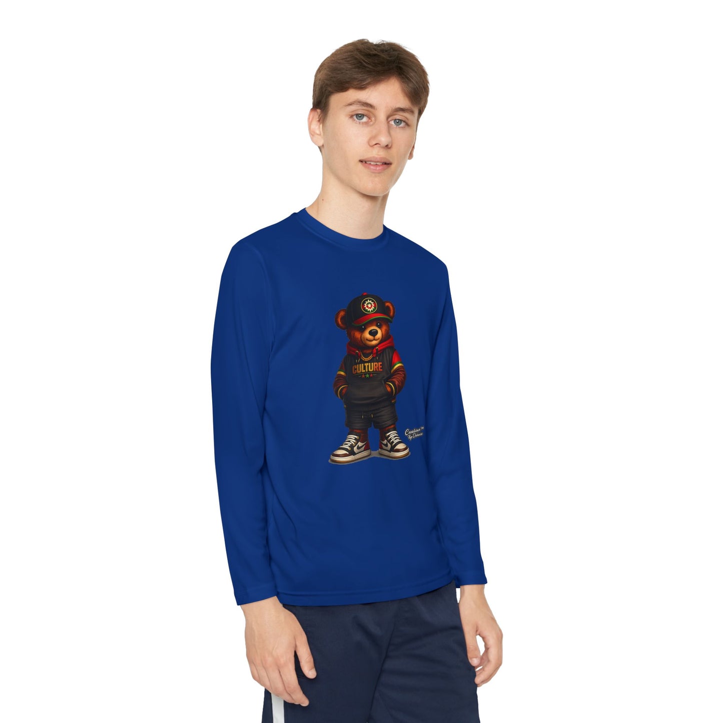 Kids Bear Graphic Long Sleeve Tee — Urban Streetwear Youth Shirt