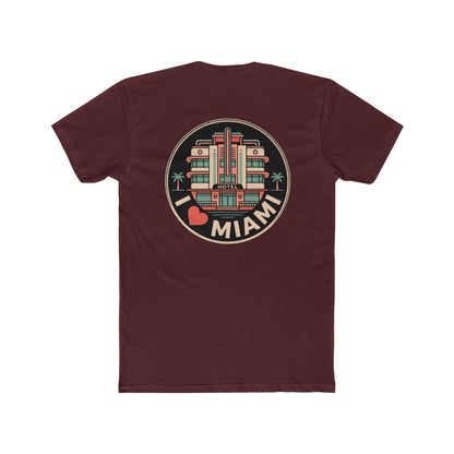 Miami Art Deco T‑Shirt — I  Miami Retro Travel Tee