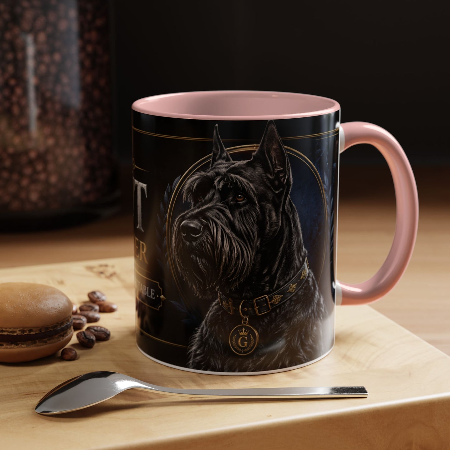 Giant Schnauzer Coffee Mug — Bold Black Accent 11/15oz