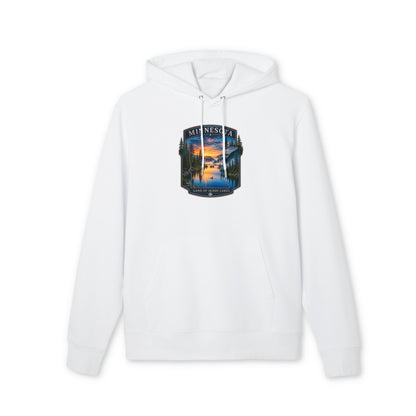 Minnesota Lakes Sunset Hoodie — Scenic 'Land of 10,000 Lakes' Sweatshirt