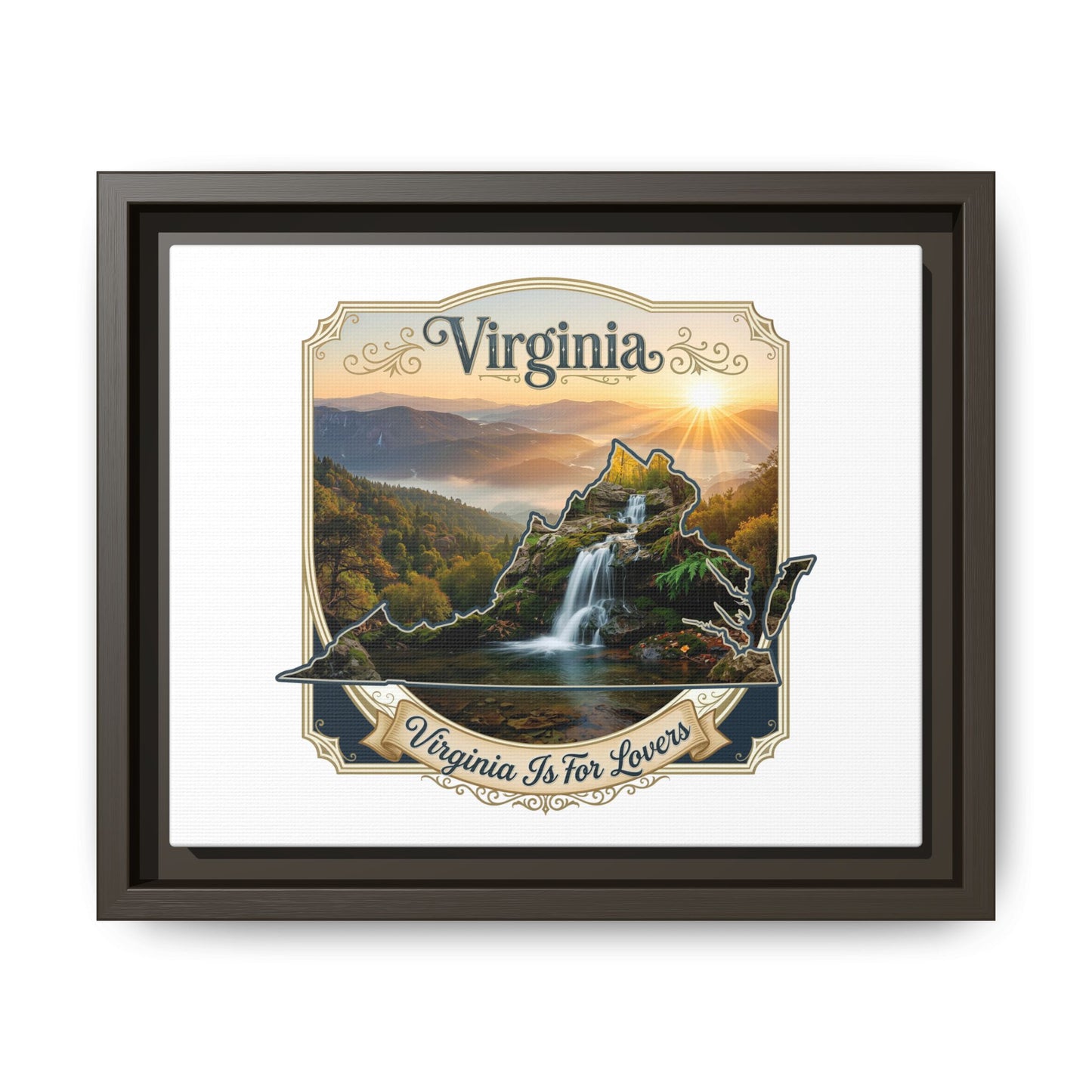 Matte Canvas, Framed (Multi-color)