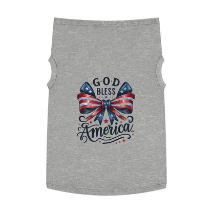 God Bless America Patriotic Pet Tank Top