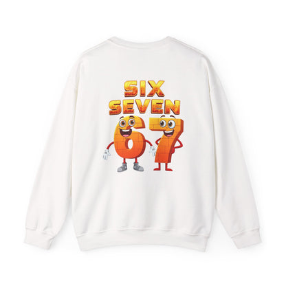 Six Seven 67 Cartoon Graphic Sweatshirt