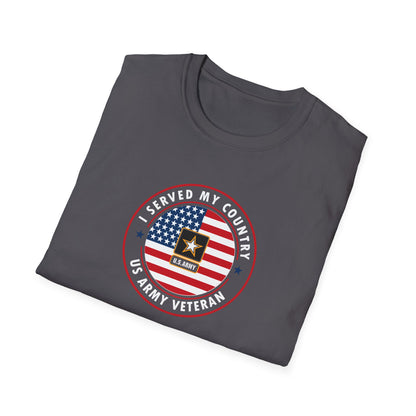I Served My Country U.S. Army Veteran T‑Shirt