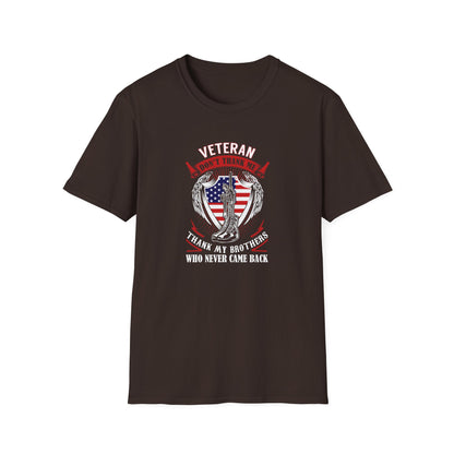 Veteran Don’t Thank Me, Thank My Brothers  T-Shirt