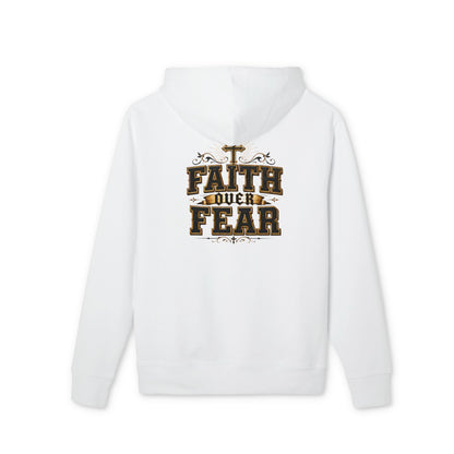 Faith Over Fear Hoodie — Christian Inspirational Pullover