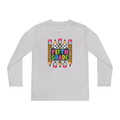 Fifth Grade Pencil Graphic Youth Long Sleeve Tee